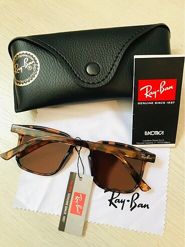 Ray Ban Ray Ban Leopar Unisex Uv 400 filtre korumalı