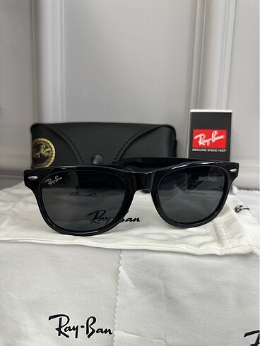 Beden siyah Renk Ray Ban Wayfarer unisex Parlak Siyah