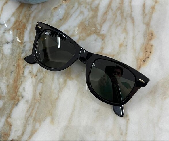 Ray Ban Ray Ban wayfarer eğimli model unisex güneş gözlüğü