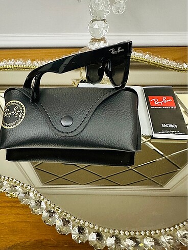 Ray Ban RB unisex wayfarer parlak siyah
