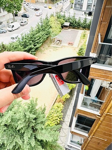 Beden siyah Renk Ray Ban unisex parlak siyah