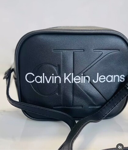 Beden Calvin klein askılı çapraz omuz çantası deri