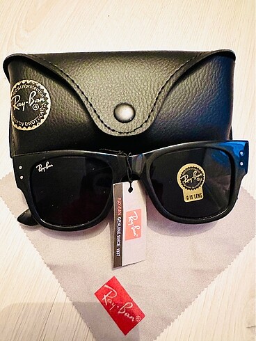 Ray Ban unisex Ray Ban deri kutu hediyeli güneş gözlüğü