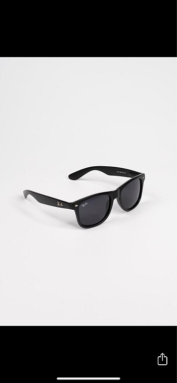 Ray Ban unisex parlak siyah güneş gözlüğü