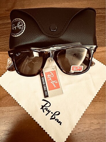 Beden kahverengi Renk Ray Ban Leopar Wayfarer unisex
