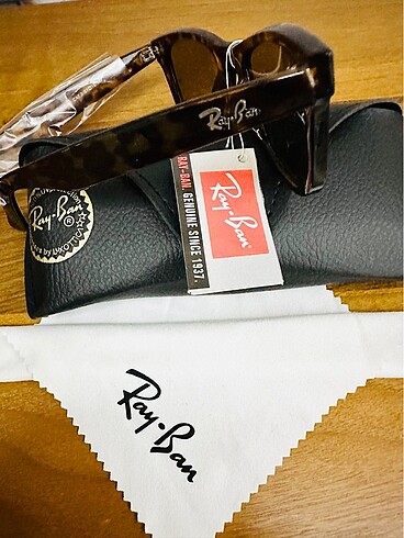  Beden kahverengi Renk Ray Ban unisex wayfarer leopar