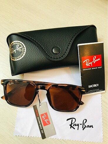 Ray Ban Ray Ban unisex leopar Ray Ban kutu hediyeli