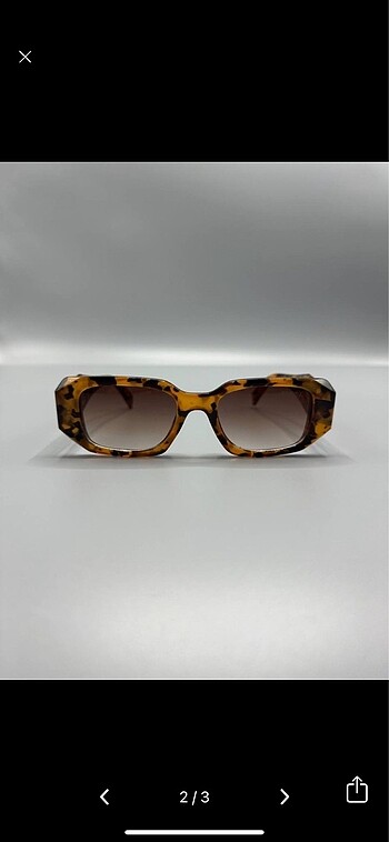 Prada kutulu leopar trend gözlük