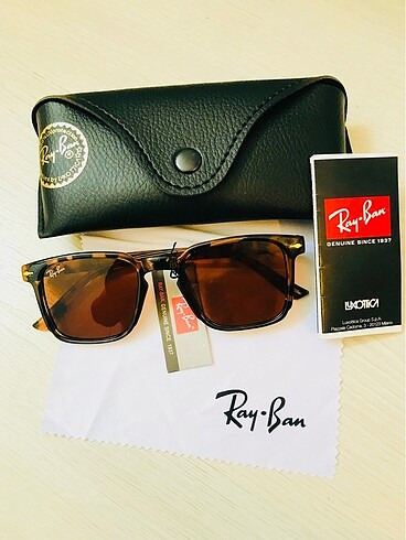 Beden kahverengi Renk Ray Ban leopar unisex