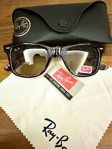 Beden Ray Ban leopar unisex Ray Ban deri kutu hediyeli