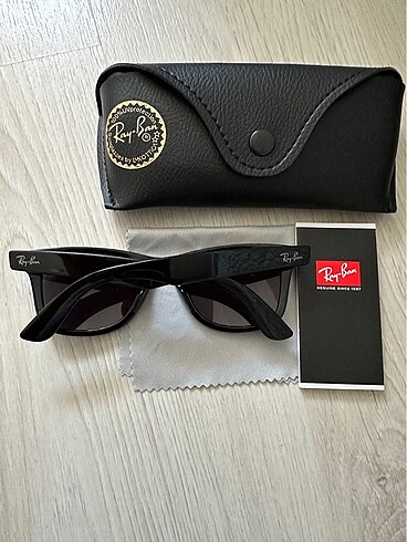 Beden Ray Ban unisex wayfarer Ray Ban deri kutu hediyeli