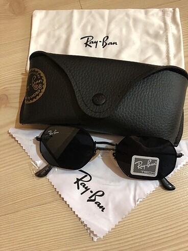 Ray Ban unisex Ray Ban deri kutu hediyeli güneş gözlüğü