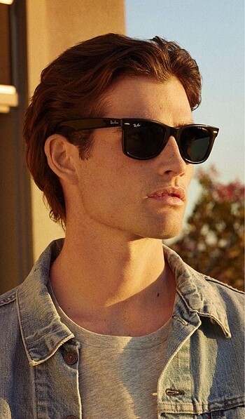 Ray Ban unisex Ray Ban deri kutu hediye