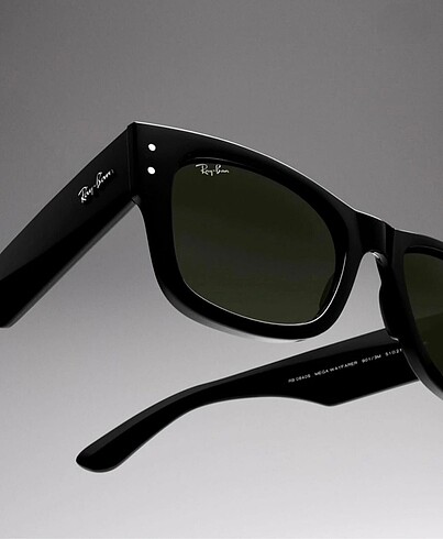  Beden siyah Renk Ray Ban Mega Wayfarer Unisex Güneş Gözlüğü
