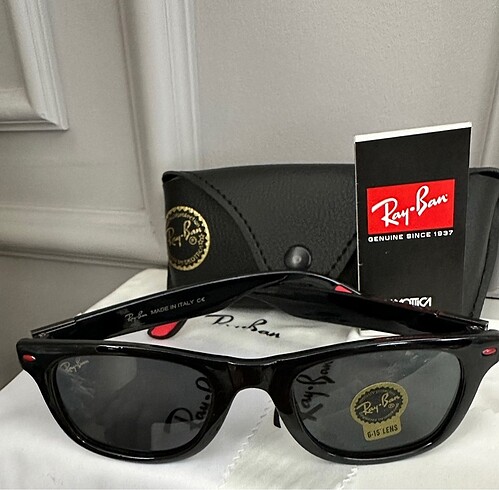 Ray Ban unisex Ray Ban deri kutu hediye