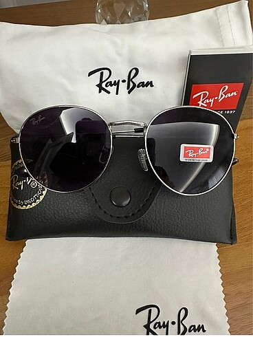 Beden Ray Ban Round model unisex Ray Ban deri kutu hediye