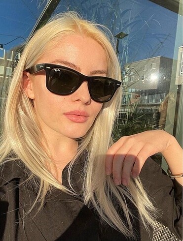 Ray Ban unisex Ray Ban deri kutu hediyeli güneş gözlüğü