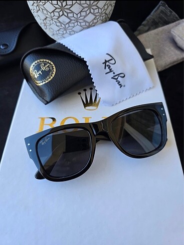 Ray Ban Ray Ban Mega Wayfarer unisex Ray Ban deri kutu hediye