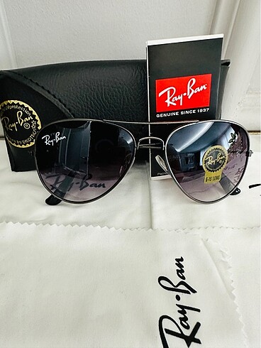 Ray Ban unisex Ray Ban deri kutu hediye