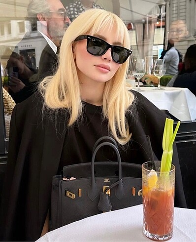 Ray Ban unisex Ray Ban deri kutu hediye güneş gözlüğü