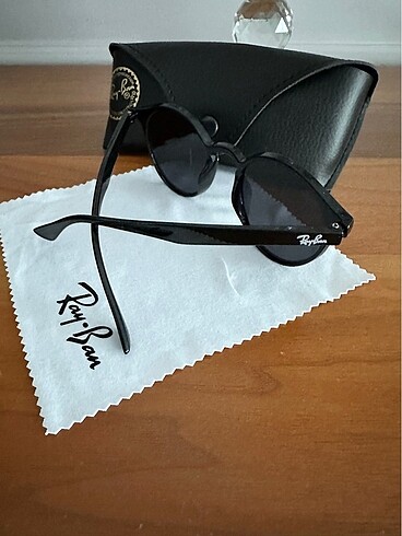 Beden siyah Renk Ray Ban unisex Ray Ban deri kutu hediye güneş gözlüğü