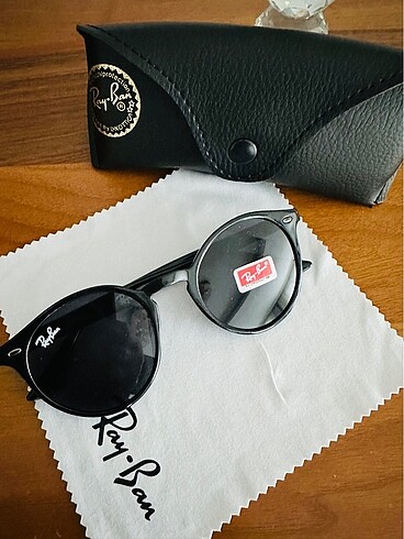 Ray Ban unisex Ray Ban deri kutu hediye güneş gözlüğü