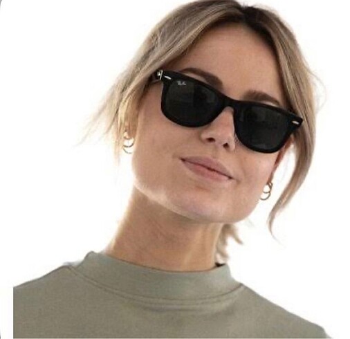 Ray Ban unisex Ray Ban deri kutu hediye güneş gözlüğü