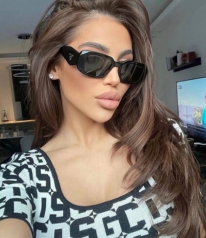 Prada yeni Prada kutu hediye güneş gözlüğü