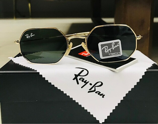 Beden Ray Ban unisex Ray Ban deri kutu hediye güneş gözlüğü