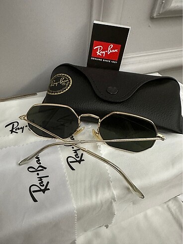 Beden siyah Renk Ray Ban unisex Ray Ban deri kutu hediye güneş gözlüğü