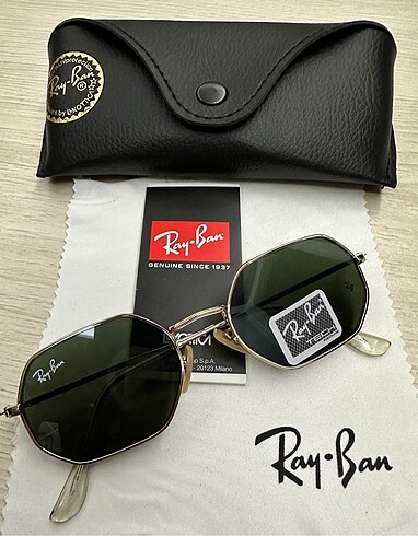 Ray Ban unisex Ray Ban deri kutu hediye güneş gözlüğü