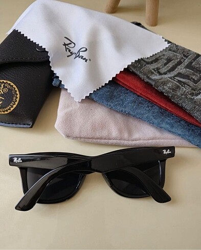 Beden Ray Ban unisex Ray Ban deri kutu hediye güneş gözlüğü