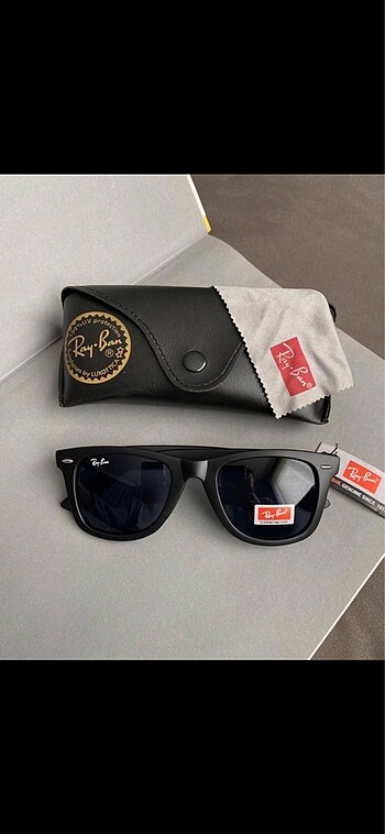 Ray Ban unisex Wayfarer mat siyah
