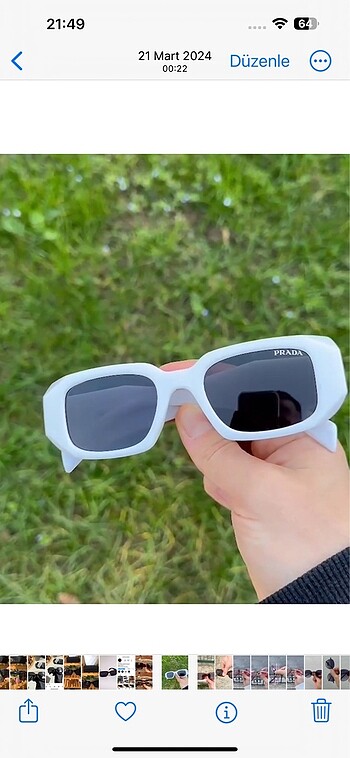 Prada Prada yeni Prada kutu hediye güneş gözlüğü