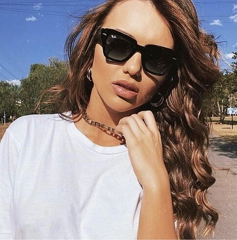 Ray Ban unisex Ray Ban deri kutu hediye güneş gözlüğü
