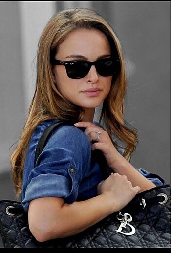 Ray Ban unisex Ray Ban deri kutu hediye güneş gözlüğü