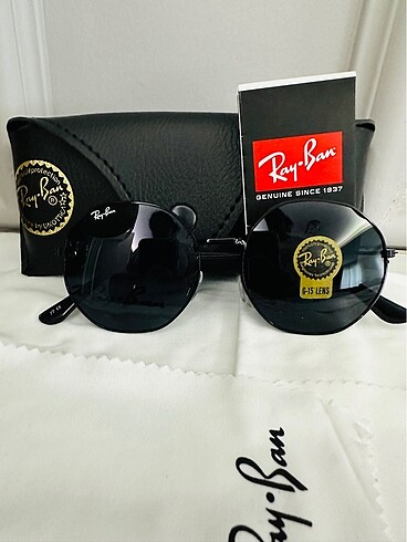 Ray Ban unisex Ray Ban deri kutu hediye güneş gözlüğü