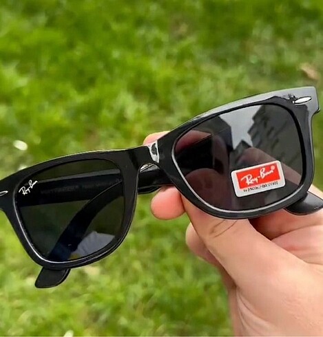 Beden Ray Ban unisex Ray Ban deri kutu hediye güneş gözlüğü