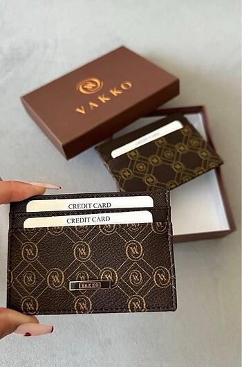 Beden kahverengi Renk Vakko yeni unisex kutulu kartlık defosuz