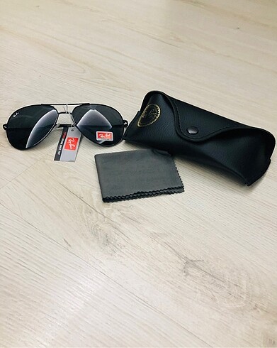 Beden siyah Renk Ray Ban unisex Ray Ban deri kutu hediye damla model