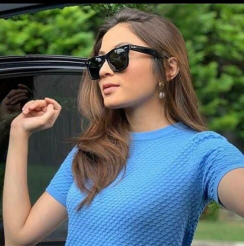 Ray Ban Unisex Ray Ban deri kutu hediye güneş gözlüğü
