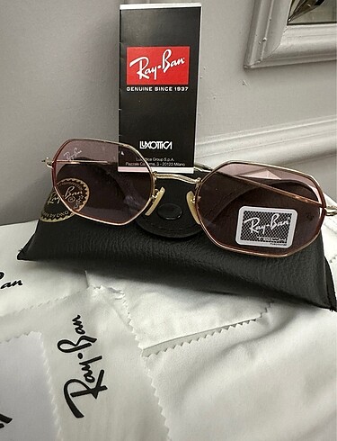 Ray Ban unisex Ray Ban deri kutu hediye güneş gözlüğü