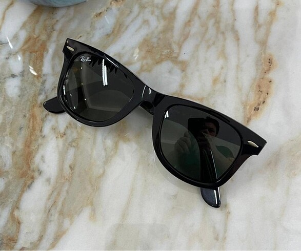 Ray Ban unisex Ray Ban deri kutu hediye güneş gözlüğü