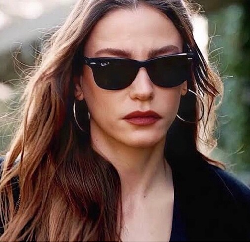 Ray Ban unisex Ray Ban deri kutu hediye güneş gözlüğü
