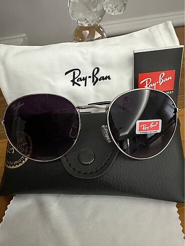 Ray Ban unisex Ray Ban deri kutu hediye güneş gözlüğü