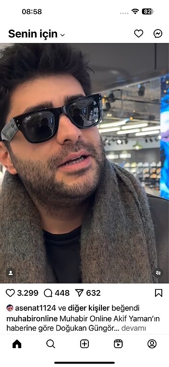 Beden Ray Ban unisex Mega Wayfarer güneş gözlüğü