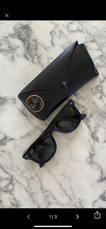 Ray Ban Ray Ban unisex Ray Ban deri kutu hediye güneş gözlüğü