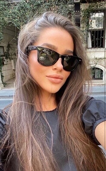 Ray Ban unisex Ray Ban deri kutu hediye güneş gözlüğü