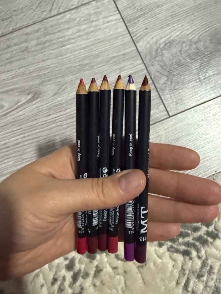 Bordo Renkli Mat Dudak Kalemi Seti - Görsel 2