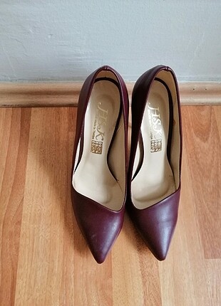 38 Beden bordo Renk Bordo stiletto 